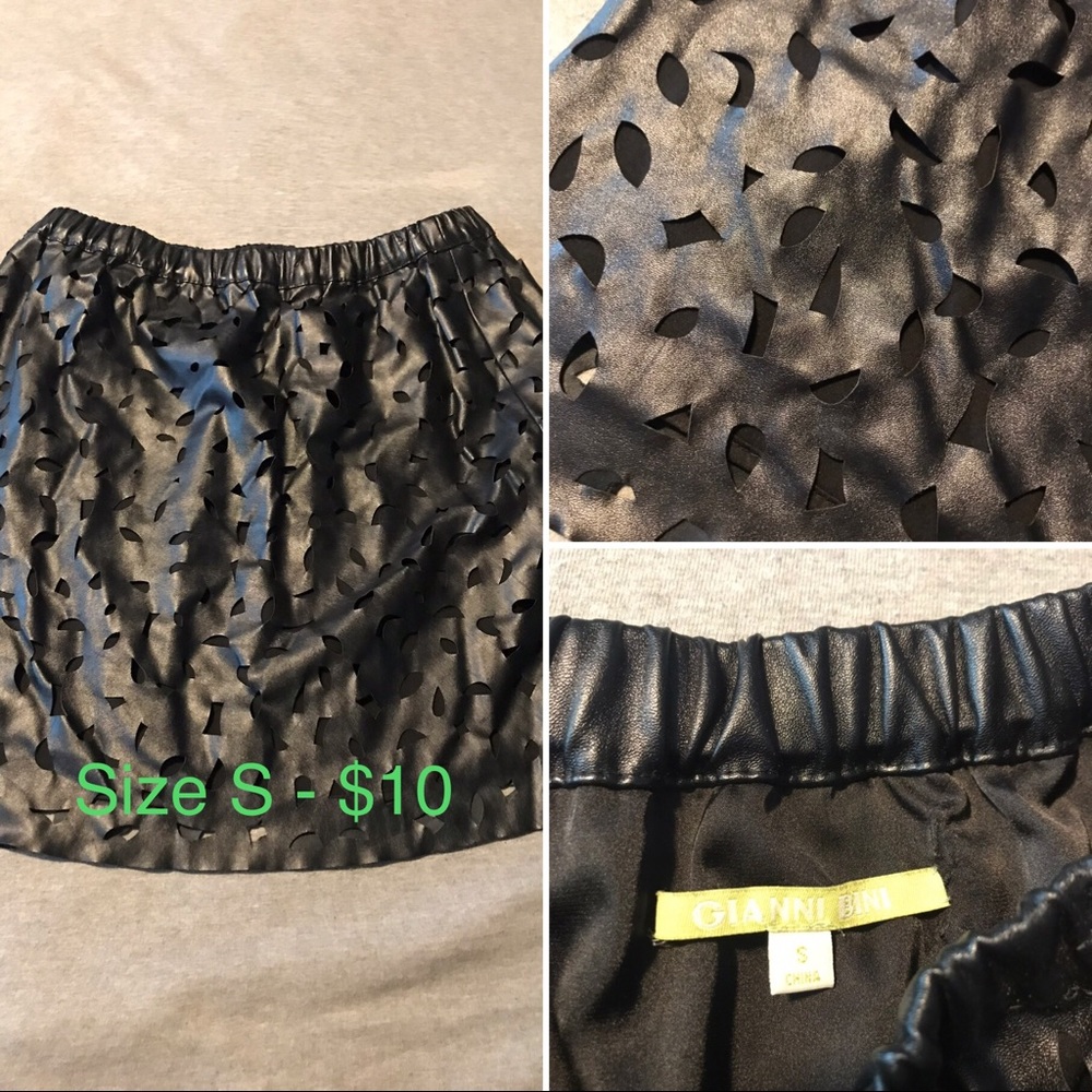 Leather skirt